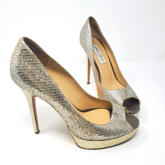 Jimmy Choo Shoes - Jimmy Choo Champagne Pumps